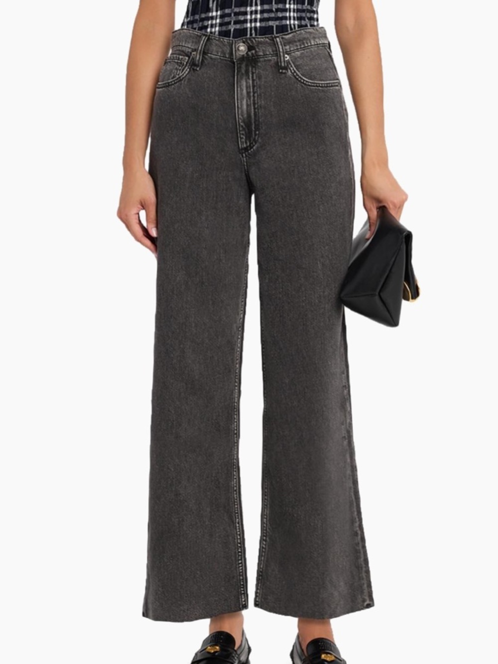 Rag & Bone Wide-Leg High-Rise Jeans